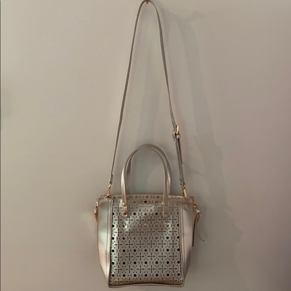 Silver Steve Madden Purse
